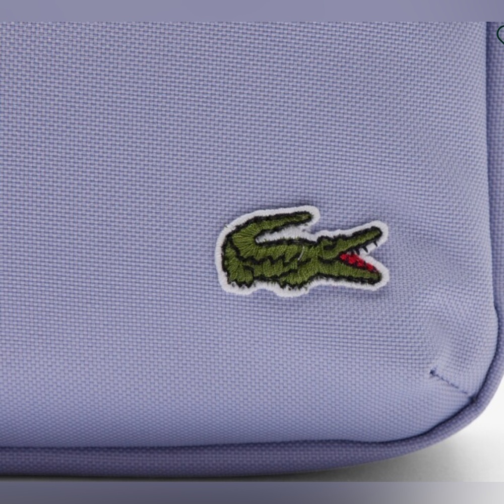 Lacoste Neocroc Unisex Shoulder Bag in Lilac – Brand New with Tags - Picture 3 of 12